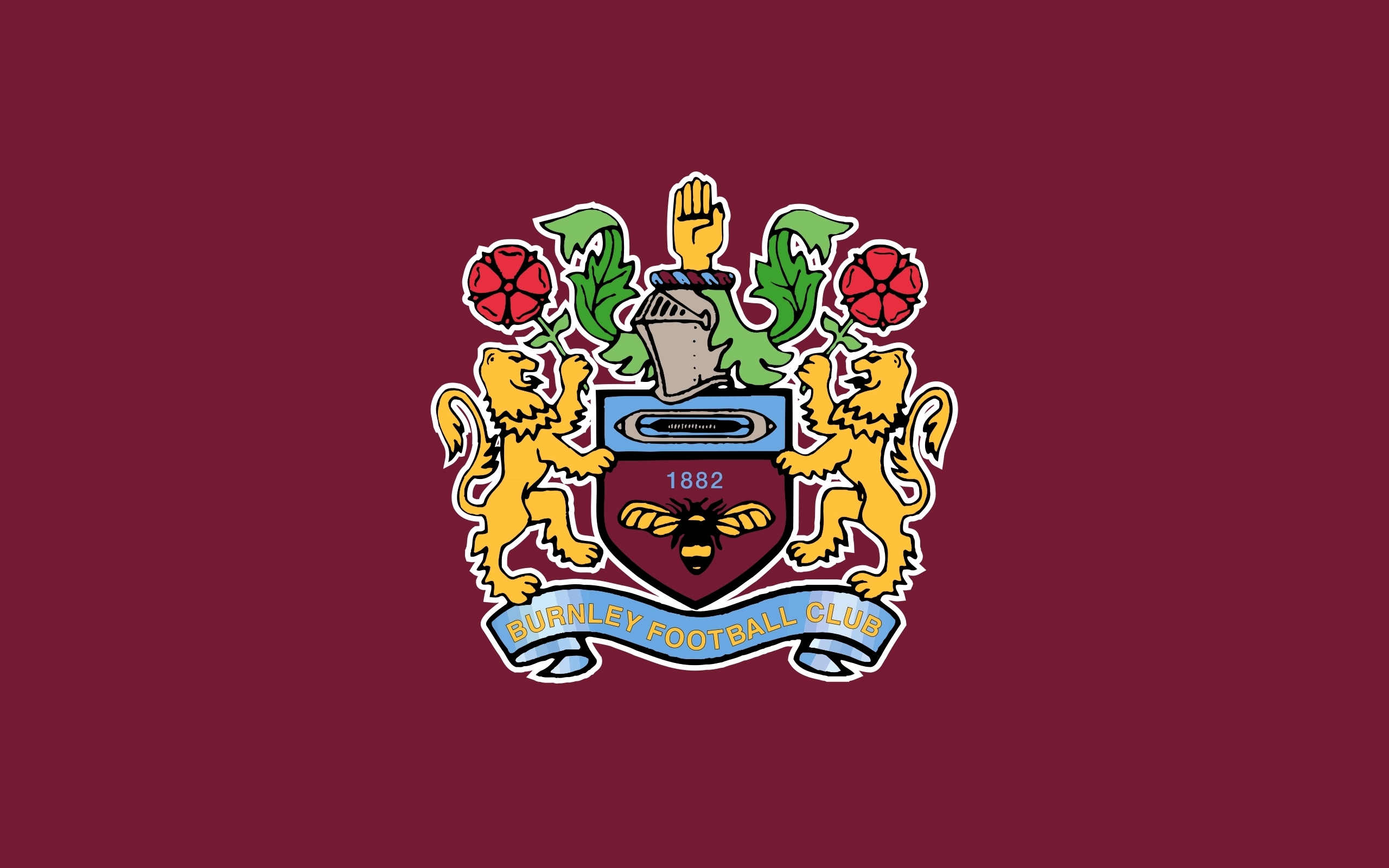 Burnley FC Primary logo DTF transfer for t shirt